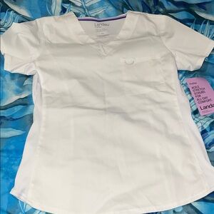 Landau Proflex White scrub